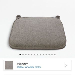 Crate & Barrel Delta Felt Seat Cushions NWT